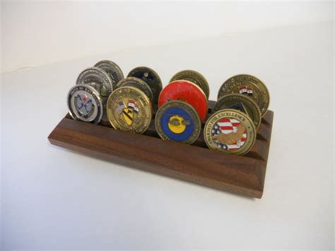 Military Challenge Coin Display Rack Coin Holder Solid - Etsy