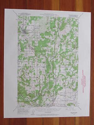 Deer Park Washington 1960 Original Vintage USGS Topo Map | eBay