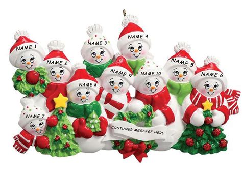 Personalized Ceramic Christmas Ornaments Family Decorations - Etsy