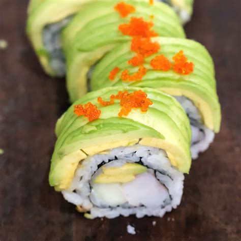 Dragon Roll Sushi Recipe [+VIDEO] 🐉 MasalaHerb.com