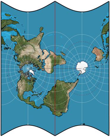 Directory of Map Projections Thompson transverse Mercator