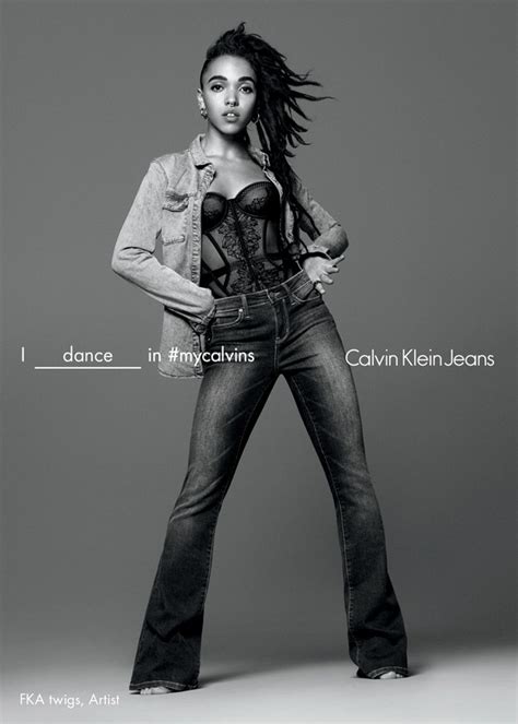 FKA twigs for Calvin Klein Jeans Spring Summer 2016