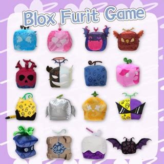 AIXINI Cute Blox Fruits Plush Toy Roblox Plush Doll Cartoon Adventure Game Soft Stuffed Kawaii ...