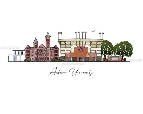 Auburn University Art Print