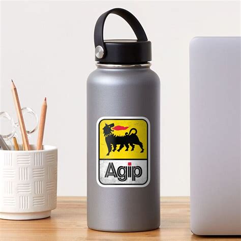 "Retro Agip Lubricants Logo" Sticker for Sale by XGOT | Redbubble