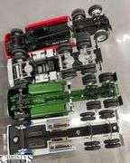 Die Cast Tractors (Peterbilt & Ertl) and Trailers, Chrysler, Dodge, John Deere Shell Oil Tanker ...