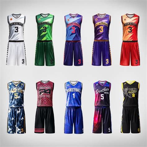 Professional Design Basketball Uniforms Quick Dry Breathable Stitched ...