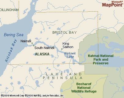 Where is King Salmon, Alaska? see area map & more