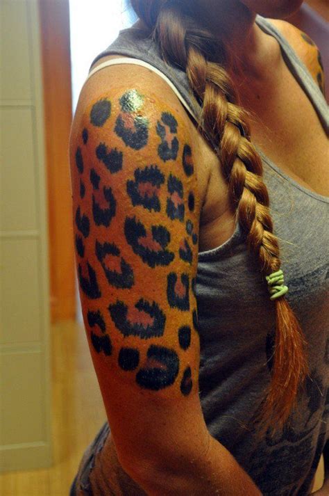 30+ Cheetah and Leopard Print Tattoos for Women | Art and Design | Cheetah print tattoos, Half ...