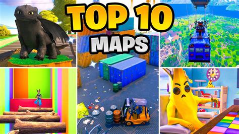 TOP 10 FORTNITE CREATIVE 2.0 MAPS - YouTube