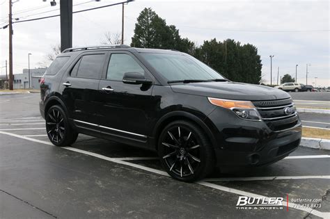 Ford Explorer with 22in Lexani CSS15 Wheels exclusively from Butler Tires and Wheels in Atlanta ...