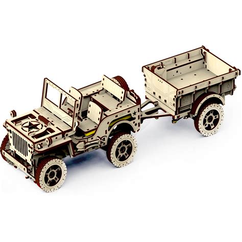 Military Willys Jeep Building Kit – Puralty