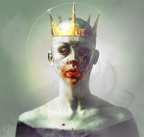 The King is dead on Behance