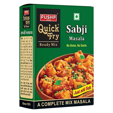 Buy Pushp Quick Fry Sabji Masala Online in India | Best Deals | Shop Now!