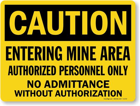 Mine Safety Signs | Mining Safety Signs | Mine Site Signs