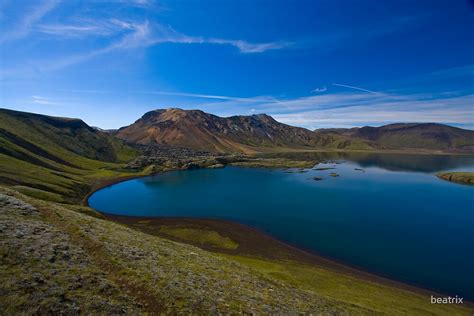 "Blue Lake - Iceland" by beatrix | Redbubble