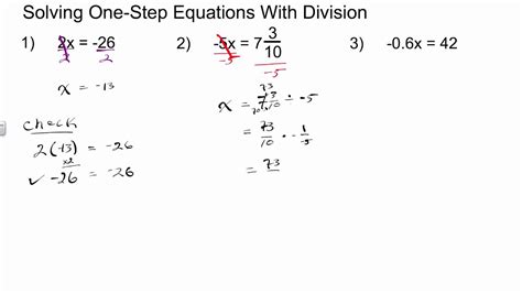 How To Solve Division Variable Equations - Tessshebaylo