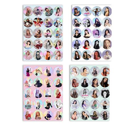 Blackpink PRINTABLE Sticker Instant Download Sticker,party Supplies, Scrapbooking DIY Labels ...