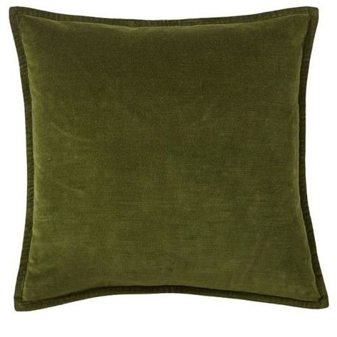 Pottery Barn Washed Velvet Pillow Cover 20 x 20" (65 PEN) liked on Polyvore featuring home, home ...