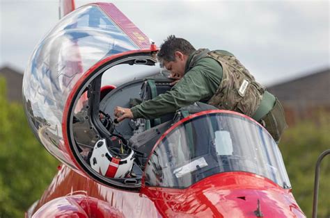 In pictures: New Red Arrows pilots start training at RAF Scampton