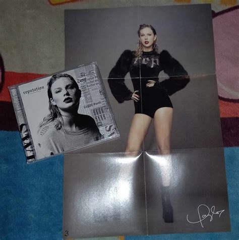 Taylor Swift : Reputation (2017) + Original Official Folded Poster (Double Sided Printed Signed ...