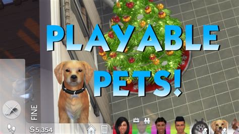 Free download: Sims 4 playable pets mod download