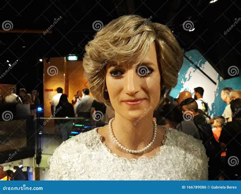 Wax Figure of Princess Diana at Madame Tussauds, Amsterdam. Editorial ...