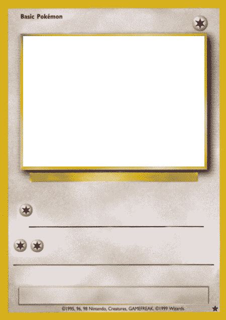 Pokemon Card Template Printable | Lambert