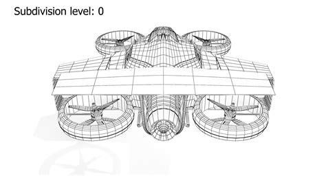 Electric Vertical TakeOff and Landing eVTOL Airspeeder MK4 model ...