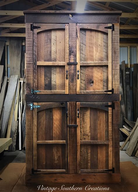 Barn wood pantry built by Vintage Southern Creations | Farmhouse ...