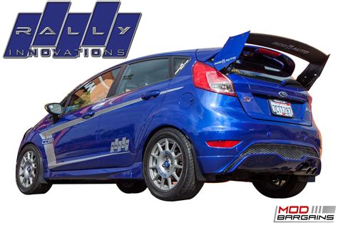 Race Rear Wing Spoiler for 2014+ Ford Fiesta ST [MK 7.5 JA8 ST180] by Rally Innovations