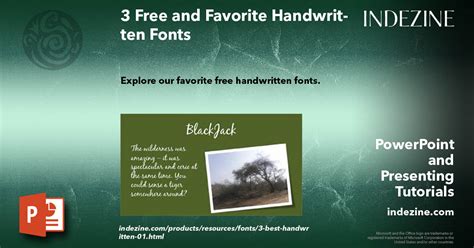 3 Free and Favorite Handwritten Fonts