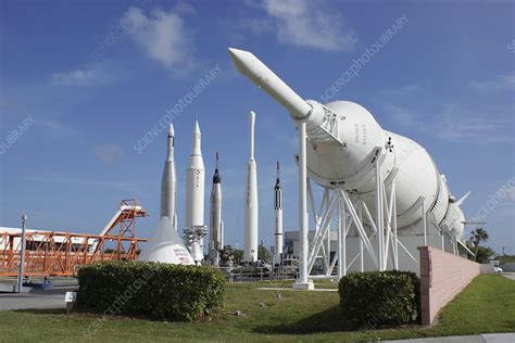 Kennedy Space Center Rocket Garden - Stock Image - C004/6553 - Science Photo Library