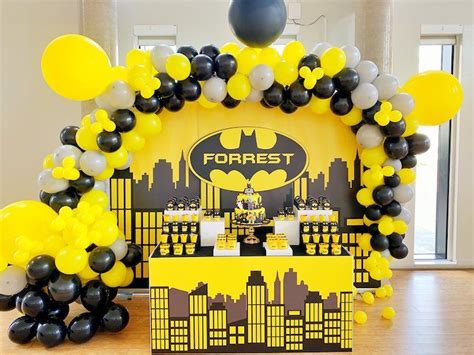 Batman Birthday Party | Kara's Party Ideas | Batman birthday party ...