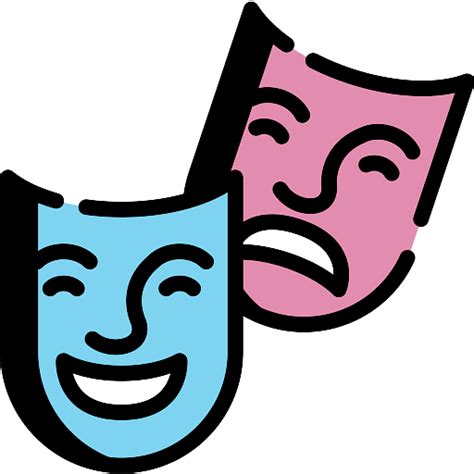 Download Theatre Masks Icon transparent PNG