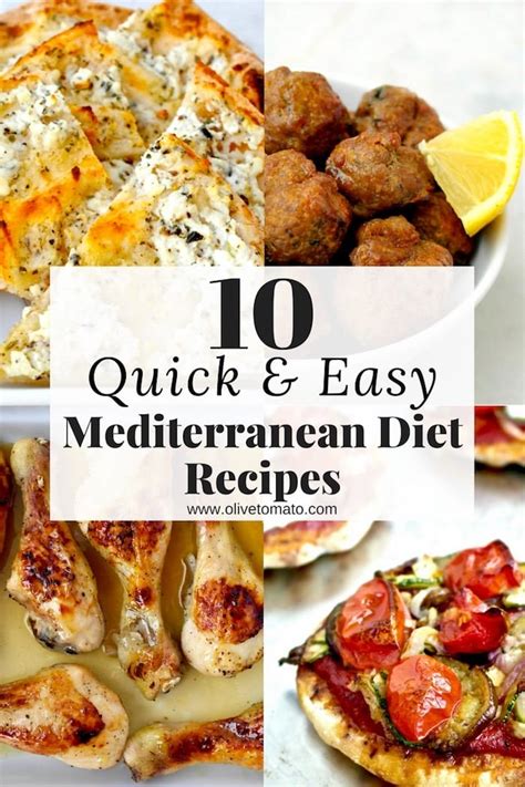 10 Quick and Easy Mediterranean Recipes - OliveTomato.com