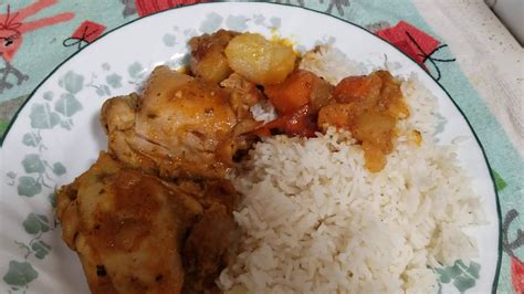 Chicken stew with rice... - YouTube