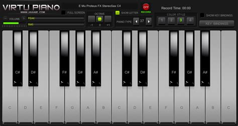 Play Virtu Piano Online: Free Online Virtual Piano Keyboard Simulator Game With Recording ...