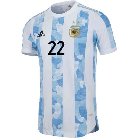 2021 adidas Lautaro Martinez Argentina Home Authentic Jersey - SoccerPro