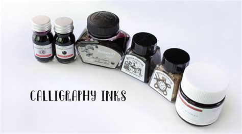 Choosing Inks for Calligraphy