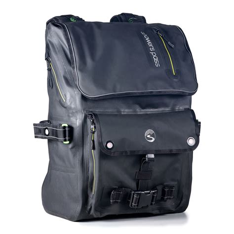 Transit Waterproof Backpack (White + Black) - Showers Pass - Touch of Modern