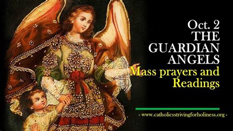 Oct. 2: THE GUARDIAN ANGELS. Mass Prayers And Proper Readings ...