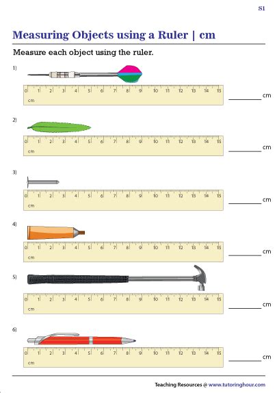 Measuring Length Worksheets: Free & Printable | edHelper.com