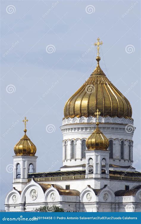 Christ the Savior Cathedral Stock Photo - Image of golden, onion: 20194458