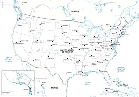 Printable Map Of Usa With Major Highways - Printable US Maps