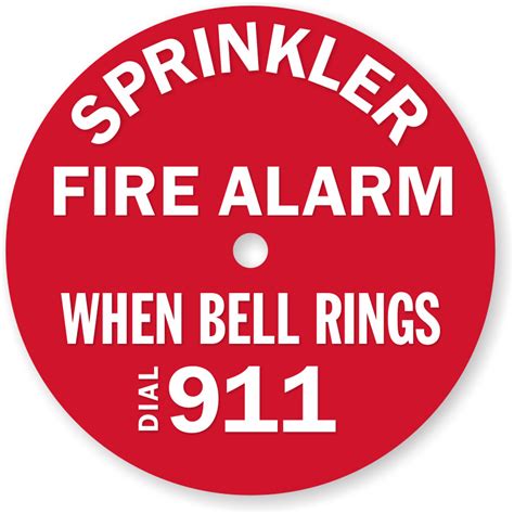 Fire Sprinkler Signs | Custom Fire Sprinkler Signs | MySafetySign