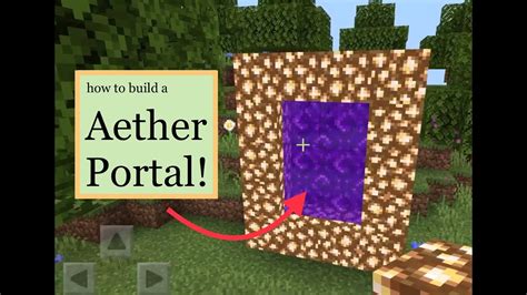 Aether Portal Tutorial | Minecraft Bedrock | NO MODS - YouTube