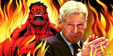 Harrison Ford's Red Hulk Transformation Revealed In New Captain America Footage