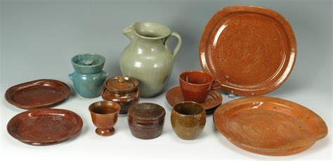 Lot 419: Grouping of NC Art Pottery, 13 pcs. | Case Auctions