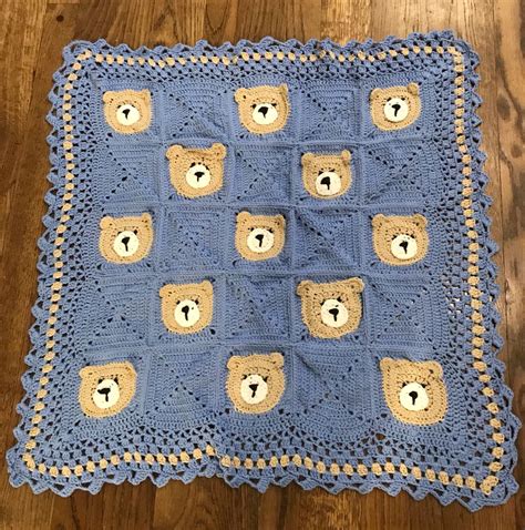 Free easy bear crochet baby blanket pattern video tutorial – Artofit